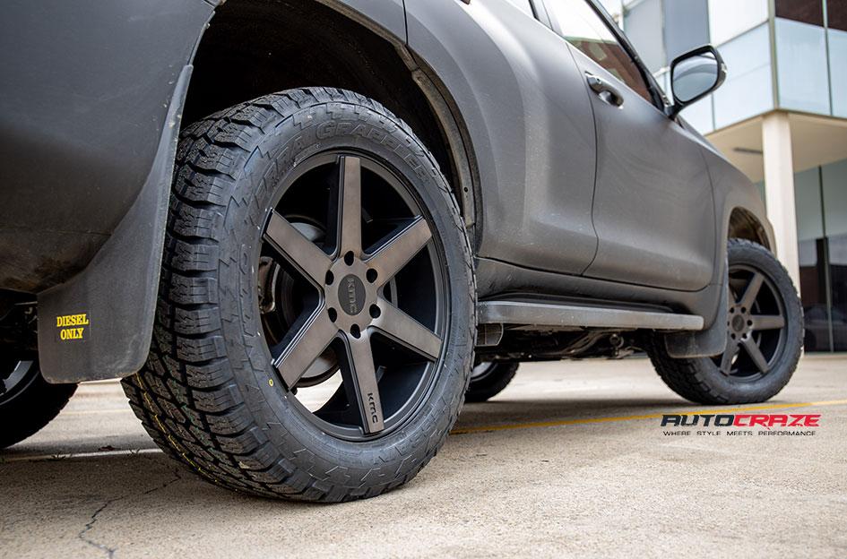 TOYOTA-PRADO-DISTRICT-TRUCK-MATTE-BLACK-TINTED-FACE
